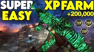 *DO ASAP* The NEW #1 INFINITE XP FARM Is AWESOME!!(Easy XP BO7 Zombies)