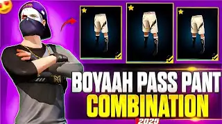 New 🤩 Boyaah Pass Pant God Level Dress Combination in Free Fire 🔥 | NO TUP UP DRESS COMBINATION 