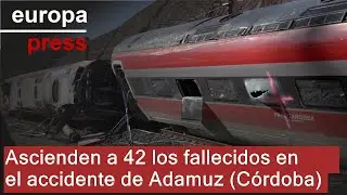 Ascienden a 42 los fallecidos en el accidente de Adamuz (C&oacute;rdoba)
