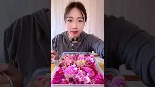 ASMR ICE EATING with MILK POWDER