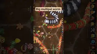 Big worm multiple #LittleBigSnake #FastKill #wormate #wormszone #wormateio #snake #snakegame #gaming