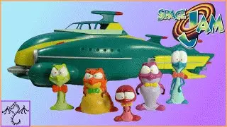 1996 Space Jam Moron Airship with Nerdluck Figures Toy Review