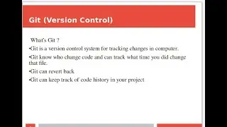 Introduction to Git (version control system). #git #github #python