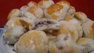 Oven Baked Meat Donuts | Russian Piroshki | Пирожки с Кайма на Фурна