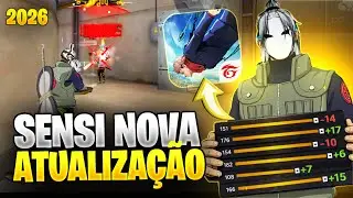 DEPOIS DA ATUALIZA&Ccedil;&Atilde;O! 🔥  a MELHOR SENSIBILIDADE para SUBIR CAPA na ATUALIZA&Ccedil;&Atilde;O do FREE FIRE! + DPI