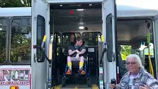 Bata Bus driver Kay picking Sam up & dropping him off at IFS 9.3.25 @onthatnote 