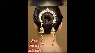 New trendy hair accessories ideas collection 2025, latest juda hair pin ideas for reception parties,