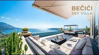 Ultra luxury penthouse with huge rooftop terrace with pool, hot tub and panoramic sea view