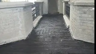 Griffon HBS 200&reg; Liquid Rubber - Application example: balcony sealing