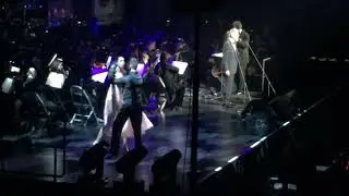 Andrea Bocelli performing at the San Jose Center