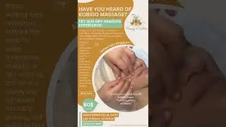 Have You Heard of Kobido Massage? Try Our Dry Headspa Experience!