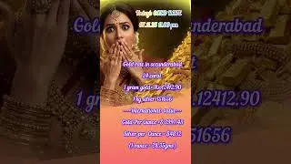 todaysgoldrate#goldratetoday#goldvalue#silvervalue#latestgoldupdate#laxmidevi#gold#silver#goldtoday