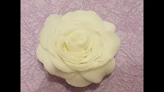 Schnell Rosen aus Fondant modellieren/Fast and easy roses made from sugar paste/Розы из Мастики