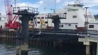 Port Jeff ferry bulkhead repairs
