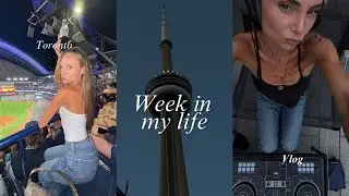 Toronto Vlog🤍🇨🇦 1 Hotel, Blue Jays Game, Lymphatic Massage, GNO & DJing 
