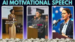 AI Se Motivational Speech Reels Kaise Banaye (No Voice, No Face) #banaraslitfest 