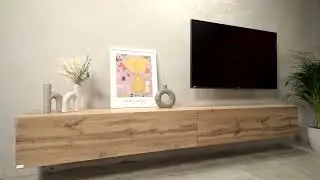 Wuun Lowboard Wohnwand TV-Board Somero Eiche