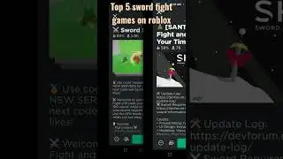 Top 5 sword fighting games on roblox