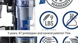 Prolux 2.0 Lightweight Corded Bagless Backpack Vacuum Cleaner for Commercial and Household Use
