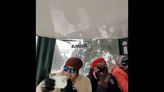 Golmarg gondola ride.... Awesome experience #beauty #kashmir #gondola #gulmarg #gulmargsnowfall