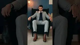 Styling chelsea boots with suit💯🔥 #shorts #mensfashion #fashion #viral #chelsea #styling