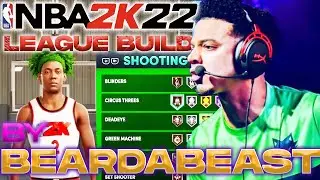 NBA 2K22 LEAGUE BUILD BY BEARDABEAST ON NBA 2K22 SEASON 7! I BEST 2K22 LEAGUE BUILD
