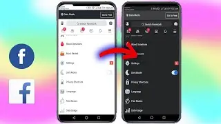 How to enable Facebook dark mode on facebook official App,bangla