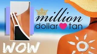 Self tanning with Million Dollar Tan