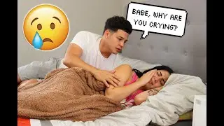 CRYING IN MY SLEEP!! *PRANK ON BOYFRIEND*
