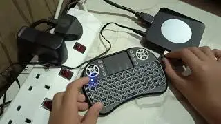 How to fix i8 mini wireless keyboard orange light blinking problem #i8miniwirelesskeyboard