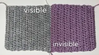 How to Crochet: Connect Pieces (Multiple Ways)