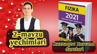 2021 DTM yechimlari | Dinamika. Statika