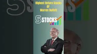 Top 5 Highest Return Stocks Of Warren Buffett !! #shorts #ytshorts #stocks #warrenbuffett #money