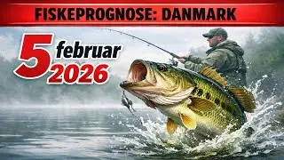 PROGNOSE KLEM i Danmark den femte februar 2026! Bli med p&aring; fisketur!