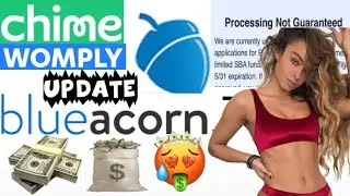 BLUEACORN RESPONDS! CHIME/DAVE BANK PPP/SBA LOAN UPDATE,WOMPLY DEPOSIT REJECTED APPROVED/DENIED?