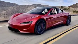 Tesla Roadster Amazing Speeds + Crazy Acceleration