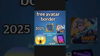 Mlbb free avatar border 😱2025 #mobilelegends#shorts  #avatar#spin#redeem#skin