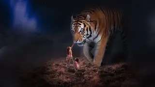 Photoshop manipulation Tutorial of The curious children 🔥
