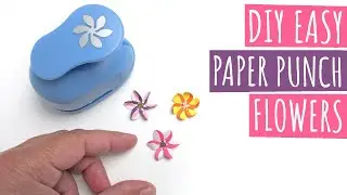 DIY Easy Paper Punch Flowers | Paper Crafts | Paper Flower