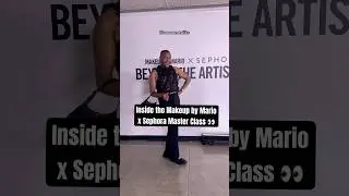 A Black Boy Beauty Creator at the Makeup by Mario x Sephora Master Class #beauty #short
