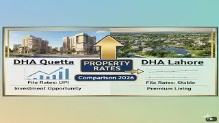 DHA Quetta vs DHA Lahore File Rates 2026 | Latest Property Market Update #DHAQuetta #DHAFileRate