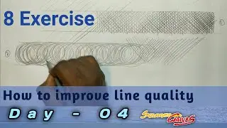 8 Exercise for improve your lines Drawing//how to improve line quality