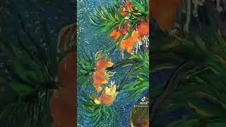 Vincent van Gogh - Fritillaries in a Copper Vase, 1887. #shorts