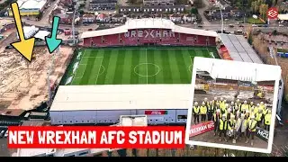 НАКОНЕЦ-ТО! Новая трибуна KOP! Новости о реконструкции стадиона &laquo;Рексем&raquo;! Церемония закладки перв...