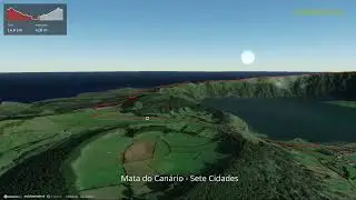 Mata do Can&aacute;rio - Sete Cidades ∆ hiking trails ∆ 3d-trail.com/portugal/