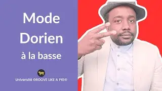 Cours de basse débutant ✅ Le mode Dorien à la basse 🎸 Université GROOVE LIKE A PIG® // Johann Berby