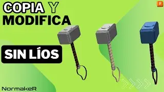 C&oacute;mo modificar COPIAS de un objeto en Fusion #fusion360 #fusion360espa&ntilde;ol