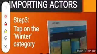 Importing a Stage and Actors on TYNKER@obicaleb9112