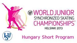 5 Team Hungary (HUN) - ISU World Junior Synchronized Championsh Junior Synchronized Skating Short Pr