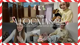 VLOGMAS 22 🎄🎀🎅🏻 | COMO PONGO LA LAVADORA  ! mi primera vez en boxeo, mi vida con mi perrita…